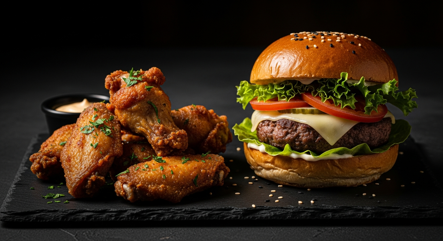 City Wings burgers and fried chicken